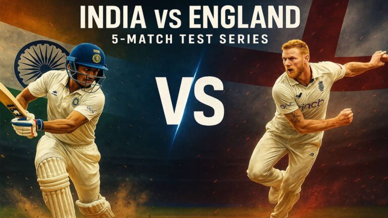 India vs England 2025 Live Streaming, ENG vs IND
